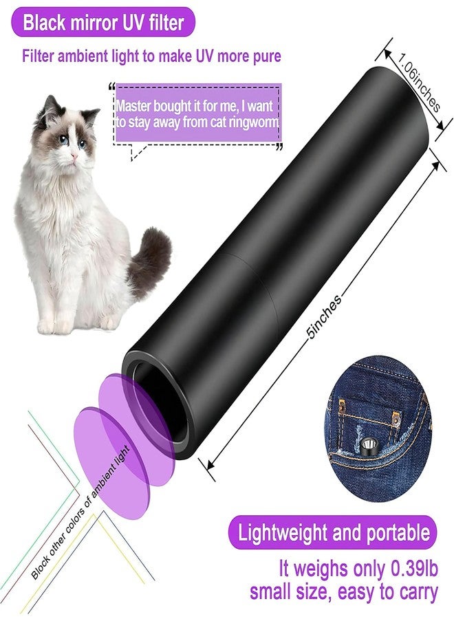 ARKZO UV Torch Light 395 NM LED Rechargeable Ultraviolet Torch, Black Light UV for Fluorescent Detection, Resin Curing and Pet Dog Urine Detection - Woods Lamp Flashlights - Image 2